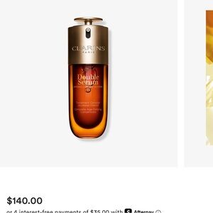 Clarins Double Serum - Elegant Gold and Rich Amber